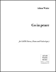Go in peace SATB choral sheet music cover Thumbnail